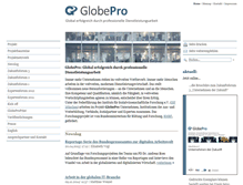 Tablet Screenshot of globe-pro.de